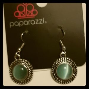 Green Moonstone Earrings